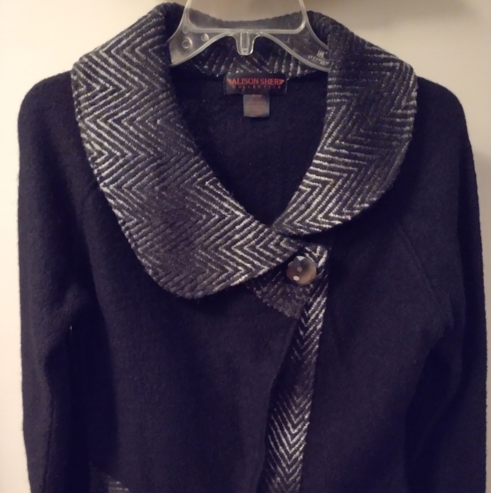 Boiled wool coat